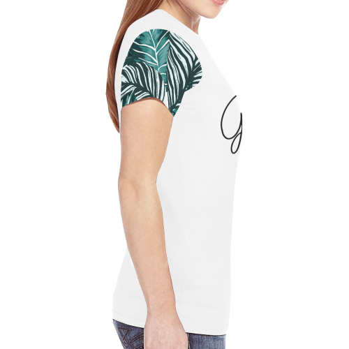 T shirt Tropic 2 GV New All Over Print T-shirt for Women (Model T45)