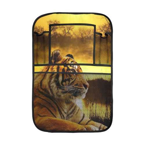 Tiger and Sunset Car Seat Back Organizer (2-Pack)