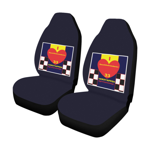 VERSTAPPEN Car Seat Covers (Set of 2)