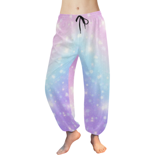 Star Bright Women's All Over Print Harem Pants (Model L18)
