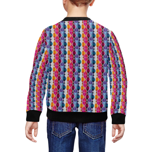bubbles All Over Print Crewneck Sweatshirt for Kids (Model H29)