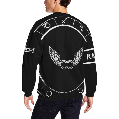 Raphael Sigil Sweatshirt All Over Print Crewneck Sweatshirt for Men (Model H18)