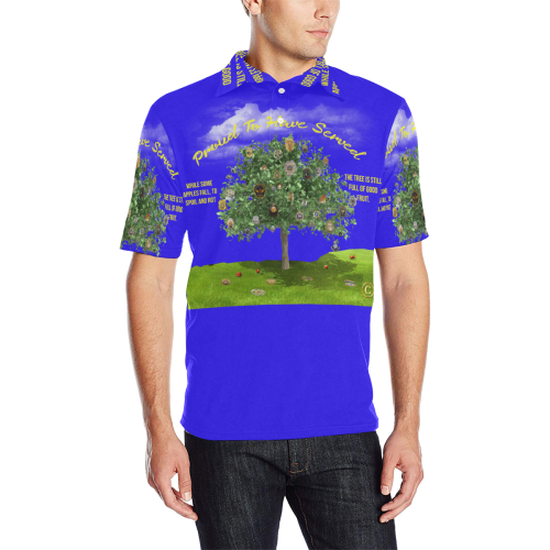 Proud To Have Served S/S Pullover Shirt Men's All Over Print Polo Shirt (Model T55)