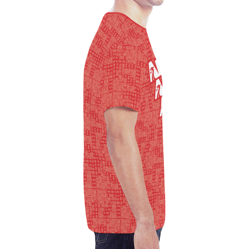 Allez Allez Allez Red New All Over Print T-shirt for Men/Large Size (Model T45)