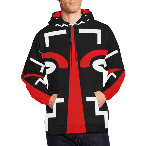 ligbi tribal All Over Print Hoodie for Men/Large Size (USA Size) (Model H13)