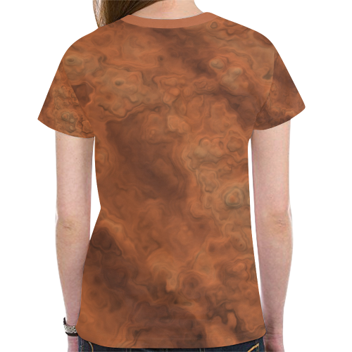 Mars New All Over Print T-shirt for Women (Model T45)