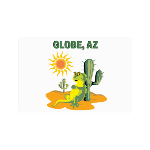Globe, Arizona Doormat 24"x16"