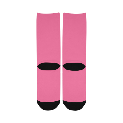 color French pink Women's Custom Socks