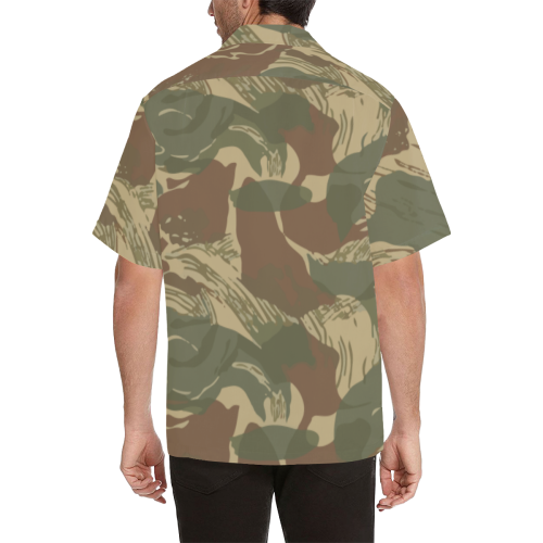 rhodesian brushstroke camouflage Hawaiian Shirt (Model T58)