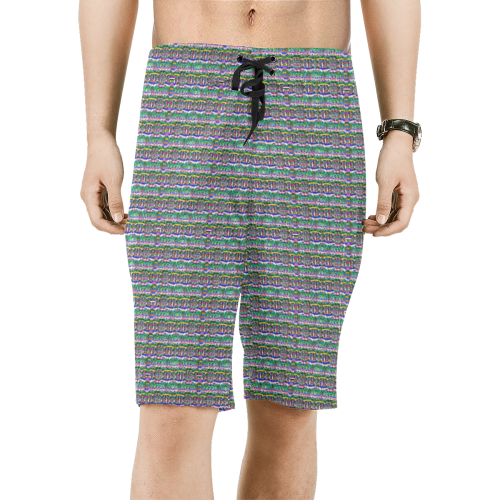 Horizon Plaide Men's All Over Print Board Shorts (Model L16)
