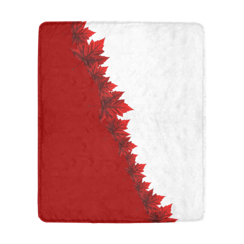 Canada Maple Leaf Blankets Ultra-Soft Micro Fleece Blanket 50"x60"