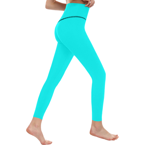 Aqua Alliance Solid Colored Women's All Over Print High-Waisted Leggings (Model L36)