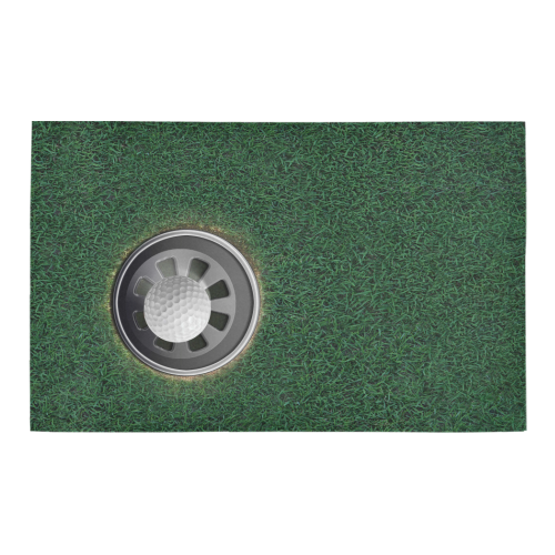 Hole in One Golf Cup and Ball Bath Rug 20''x 32''