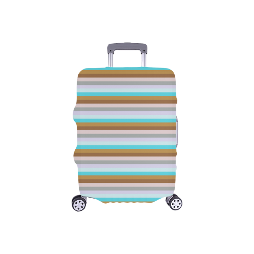 Fun Stripes 5 Luggage Cover/Small 18"-21"