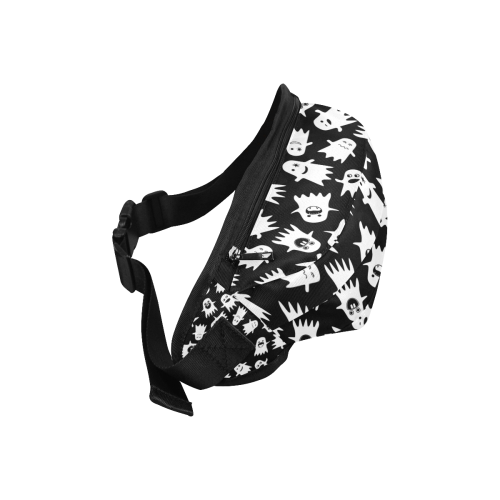 Halloween Ghosts Fanny Pack/Large (Model 1676)