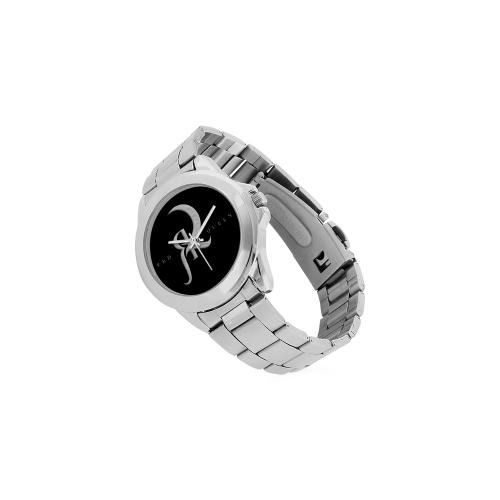 Red Queen Logo Silver Unisex Stainless Steel Watch(Model 103)