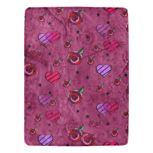 Rosel by Popart Lover Ultra-Soft Micro Fleece Blanket 60"x80"