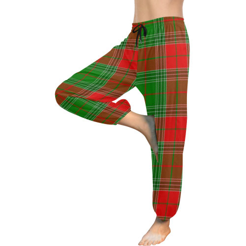 Christmas Plaid Women's All Over Print Harem Pants (Model L18) ID