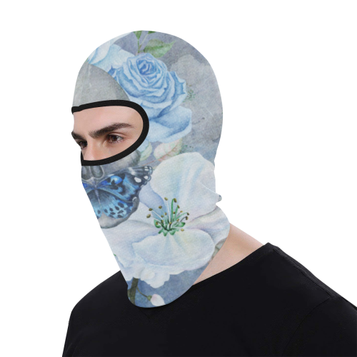 Gothic Skull With Butterfly All Over Print Balaclava