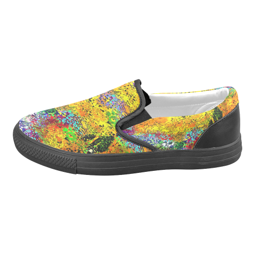 Wild Print Slip-on Canvas Shoes for Kid (Model 019)