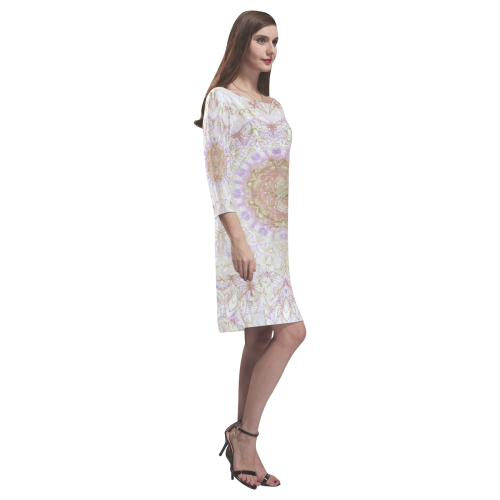 petales 6 Rhea Loose Round Neck Dress(Model D22)