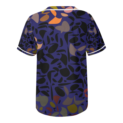 zappwaits abstract 07 All Over Print Baseball Jersey for Men (Model T50)