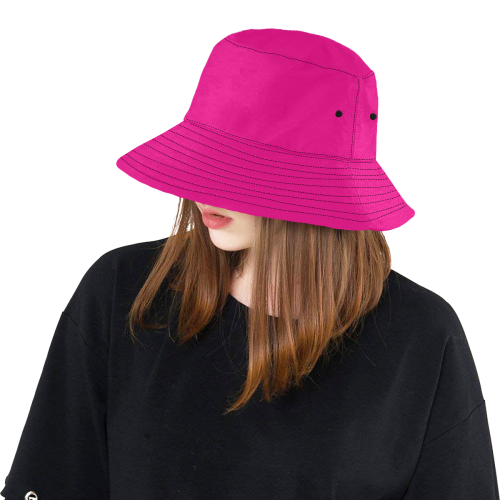 Hot Pink Happiness All Over Print Bucket Hat