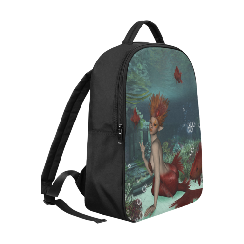 Beautiful mermaid and fantasy fish Popular Fabric Backpack (Model 1683)