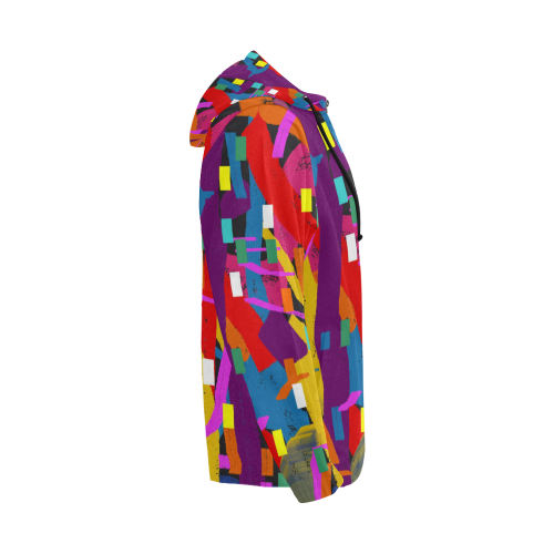 CONFETTI NIGHTS 2 All Over Print Full Zip Hoodie for Men/Large Size (Model H14)