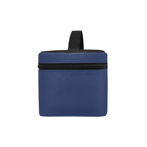 color Delft blue Cosmetic Bag/Large (Model 1658)