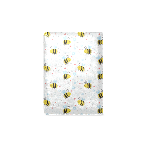 Cute Bee Pattern Custom NoteBook A5