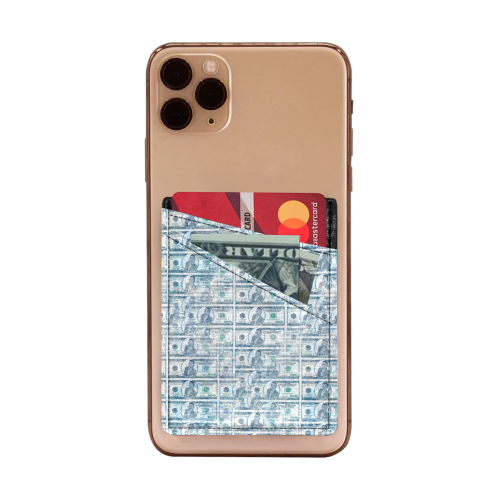 Unique Dollar by Nico Bielow Cell Phone Card Holder