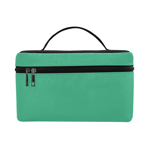color mint Cosmetic Bag/Large (Model 1658)