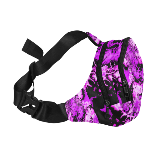 Winter Fractal 7 by JamColors Fanny Pack/Small (Model 1677)