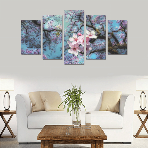 Cherry blossomL Canvas Print Sets A (No Frame)