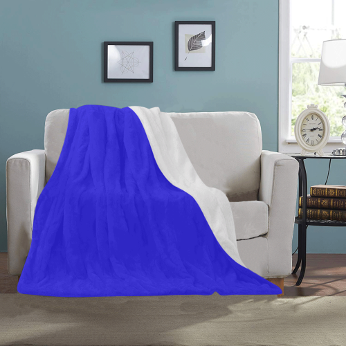 Blessed Mother Blue Solid Colored Ultra-Soft Micro Fleece Blanket 40"x50"