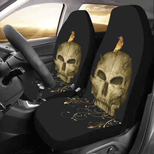 The golden skull Car Seat Covers (Set of 2)