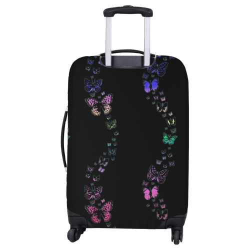Rainbow Butterflies Luggage Cover/Large 26"-28"