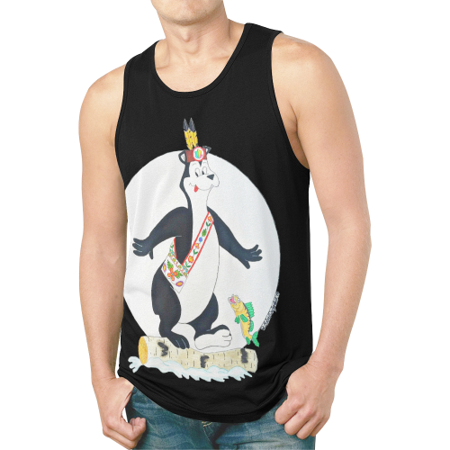 hamms New All Over Print Tank Top for Men (Model T46)