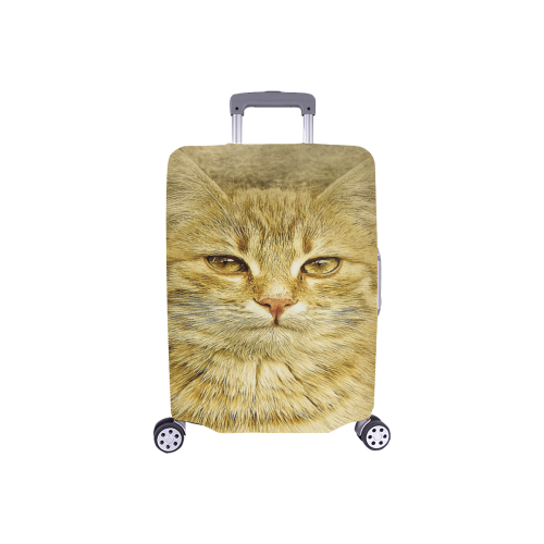 Orange Tabby Cat Luggage Cover/Small 18"-21"