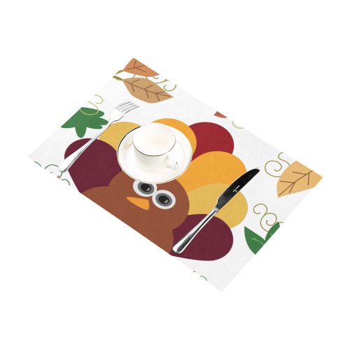 Thanksgiving Turkey Placemat 12’’ x 18’’ (Six Pieces)