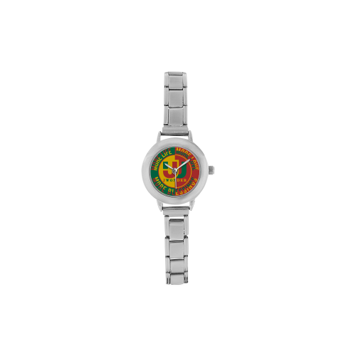 more-life-more1_file_embroidery_apparel_front Women's Italian Charm Watch(Model 107)