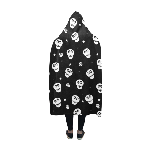 Star Skulls Hooded Blanket 60''x50''
