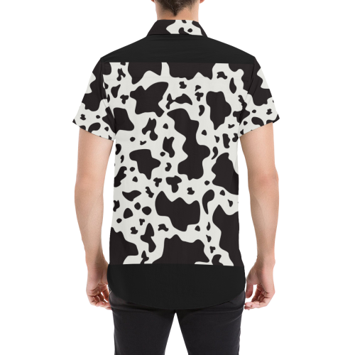 Cow Pattern by Artdream Men's All Over Print Short Sleeve Shirt (Model T53)