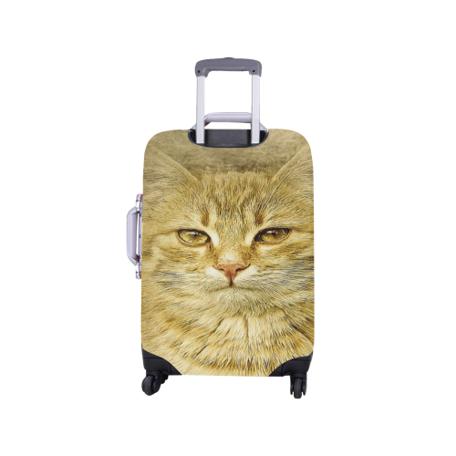 Orange Tabby Cat Luggage Cover/Small 18"-21"