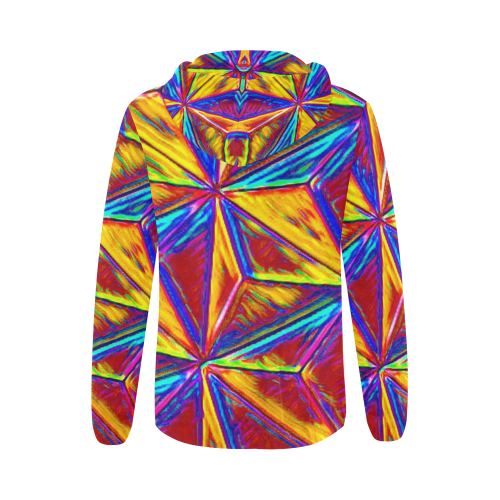 Vivid Life  by JamColors All Over Print Full Zip Hoodie for Women (Model H14)