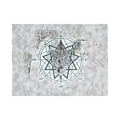 Chaos Magick Spirit Circle Cotton Linen Wall Tapestry 80"x 60"