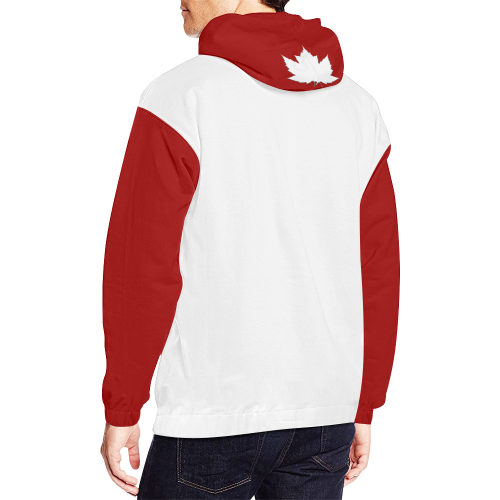 Plus Size Canada Hoodie Canada Maple Leaf  Hoodies All Over Print Hoodie for Men/Large Size (USA Size) (Model H13)