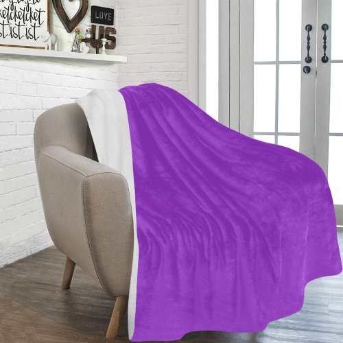color dark orchid Ultra-Soft Micro Fleece Blanket 54''x70''