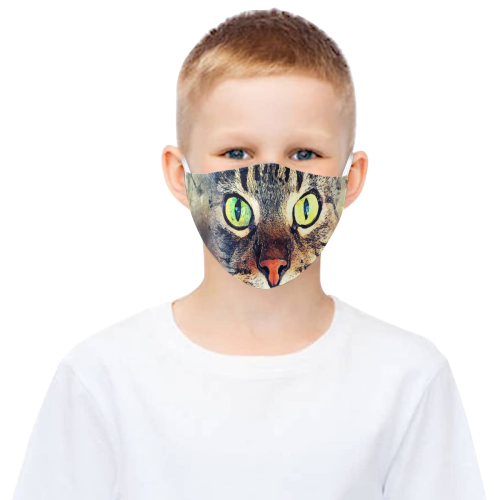 cat 3D Mouth Mask with Drawstring (Pack of 5) (Model M04)